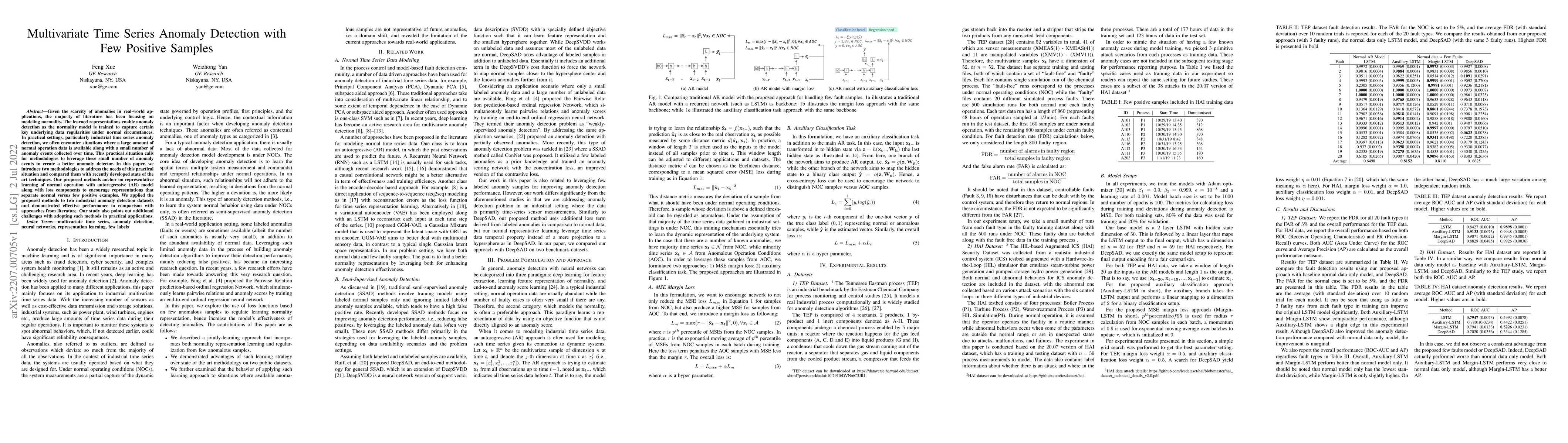 Thumbnail for Multivariate Time Series Anomaly Detection with Few Positive Samples