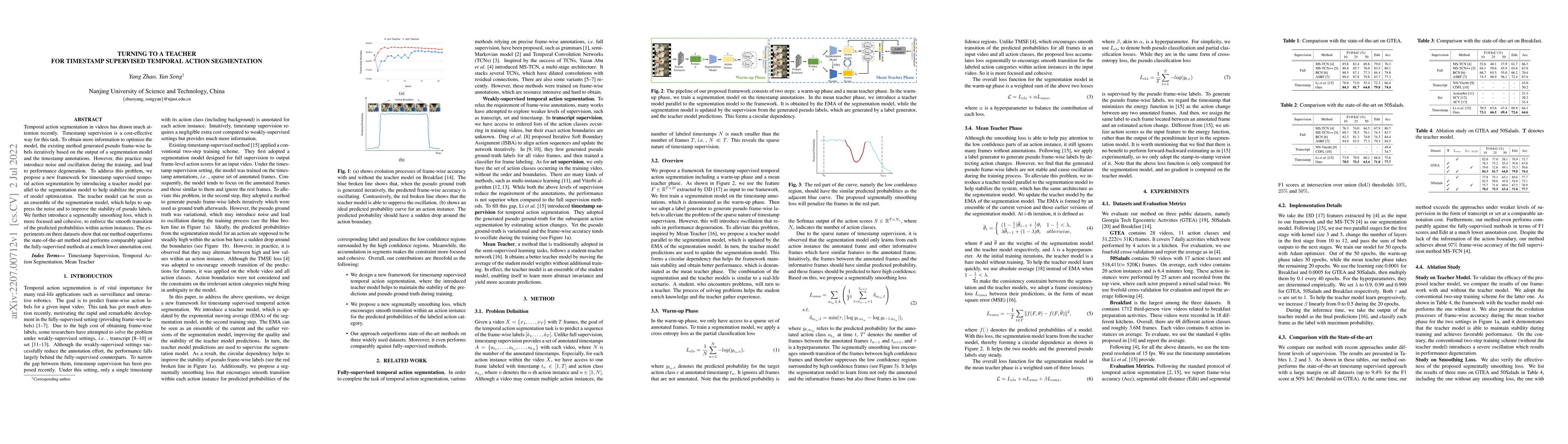 Thumbnail for Turning to a Teacher for Timestamp Supervised Temporal Action
  Segmentation