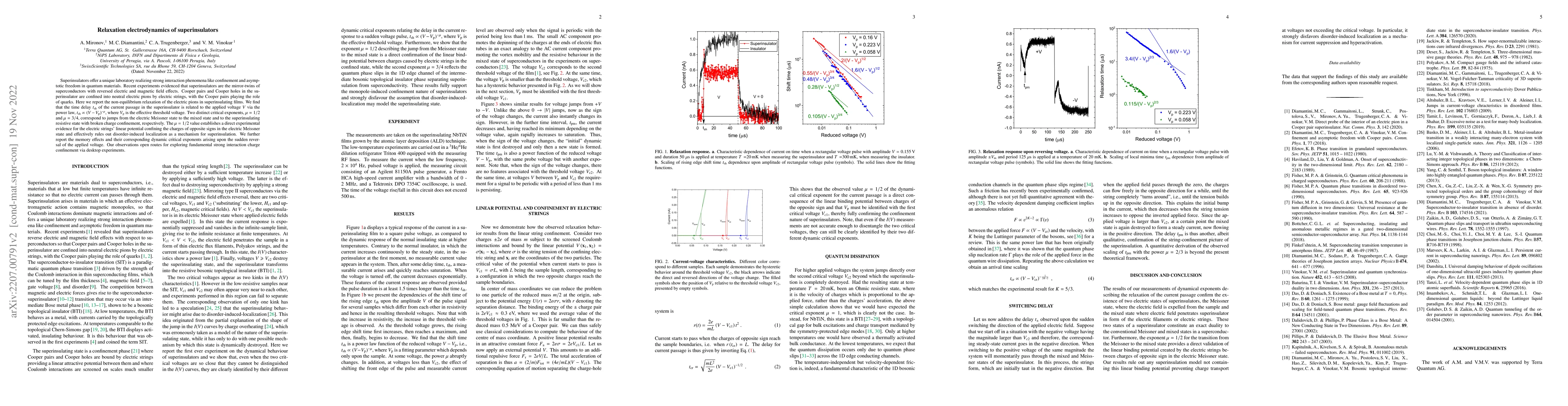 Thumbnail for Relaxation electrodynamics of superinsulators