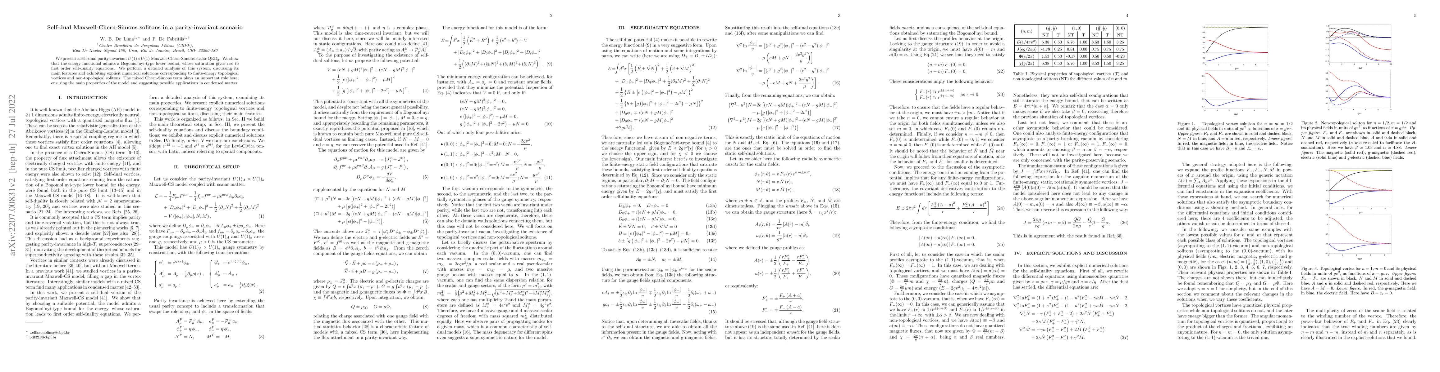 Thumbnail for Self-dual Maxwell-Chern-Simons solitons in a parity-invariant scenario