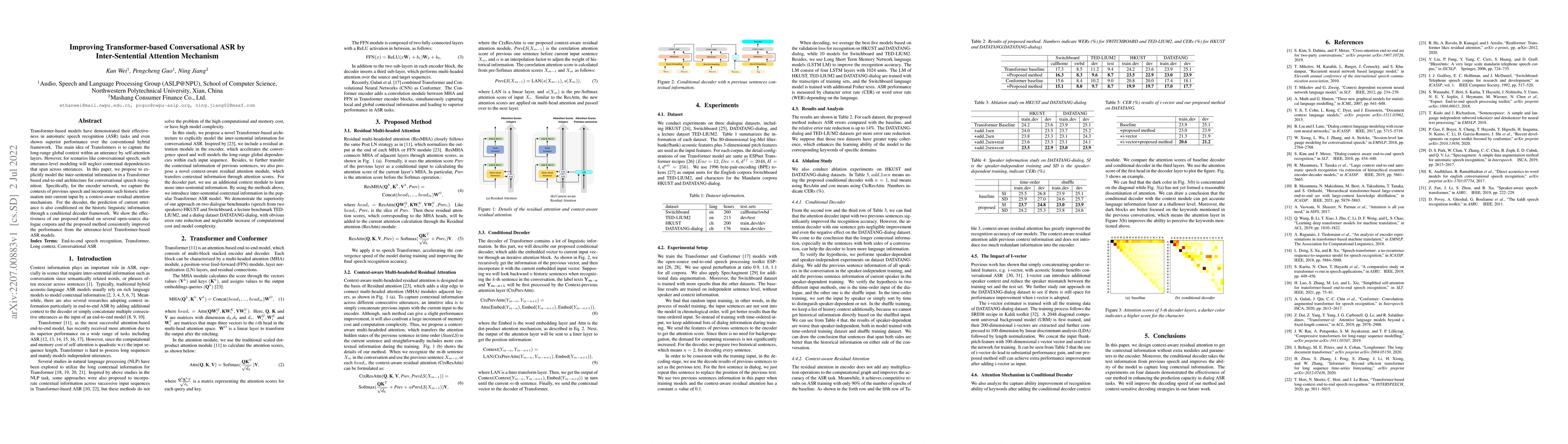 Thumbnail for Improving Transformer-based Conversational ASR by Inter-Sentential
  Attention Mechanism