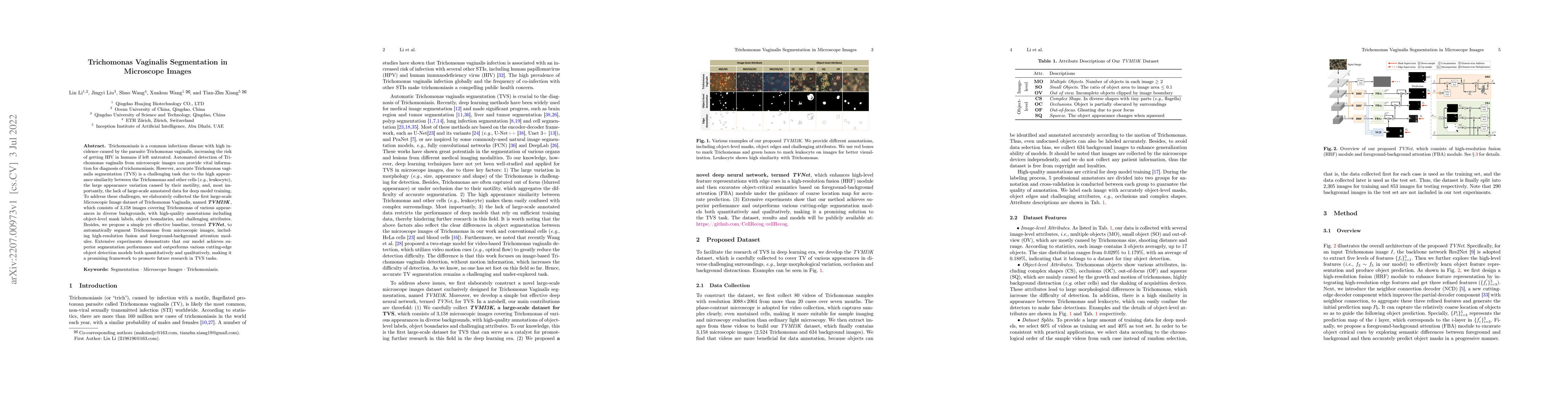 Thumbnail for Trichomonas Vaginalis Segmentation in Microscope Images