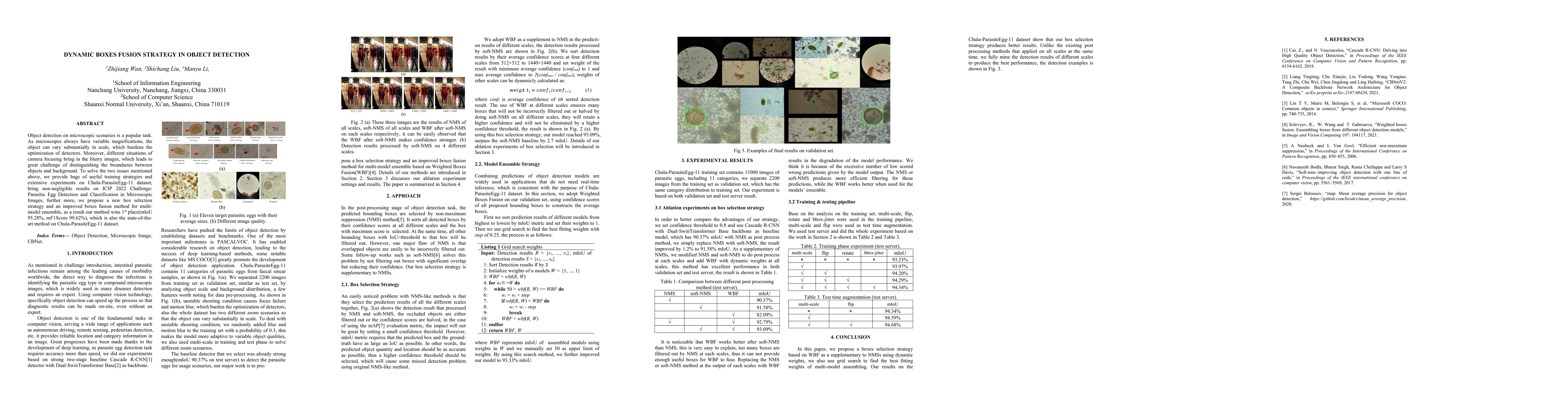 Thumbnail for Dynamic boxes fusion strategy in object detection