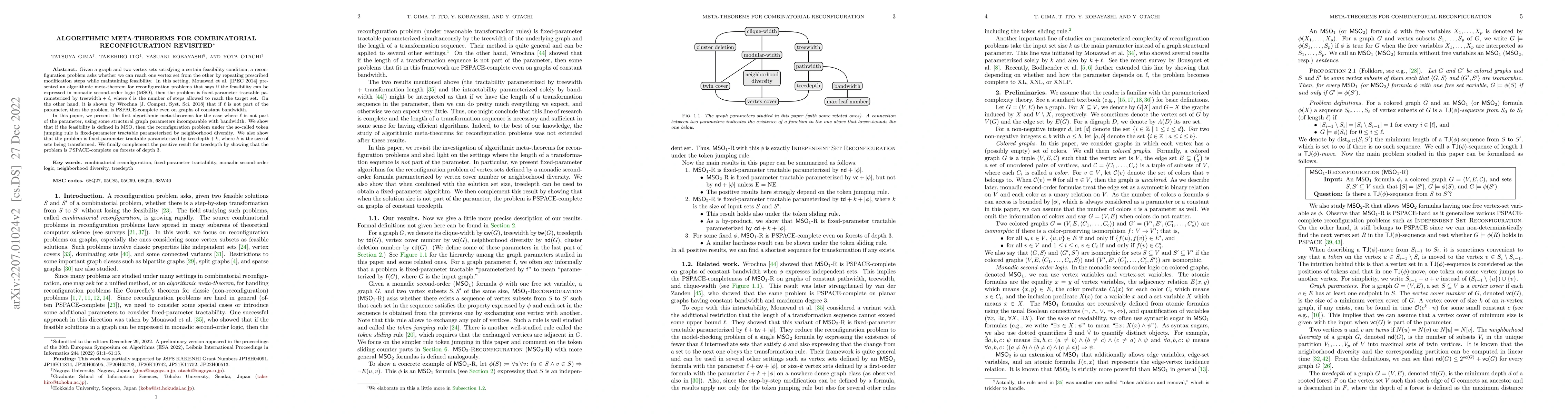 Thumbnail for Algorithmic Meta-Theorems for Combinatorial Reconfiguration Revisited