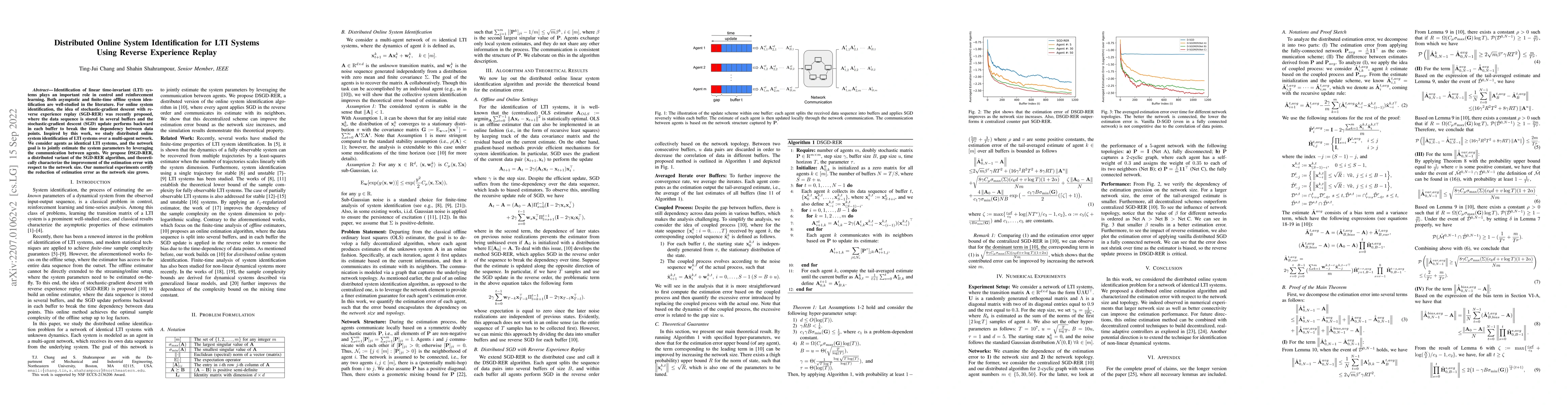 Thumbnail for Distributed Online System Identification for LTI Systems Using Reverse
  Experience Replay