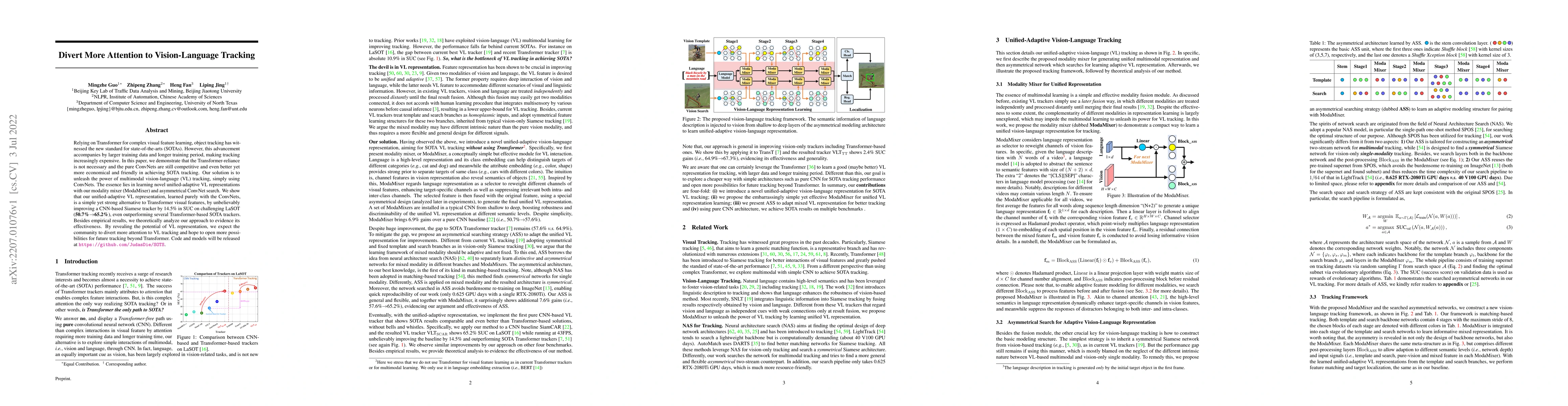 Thumbnail for Divert More Attention to Vision-Language Tracking