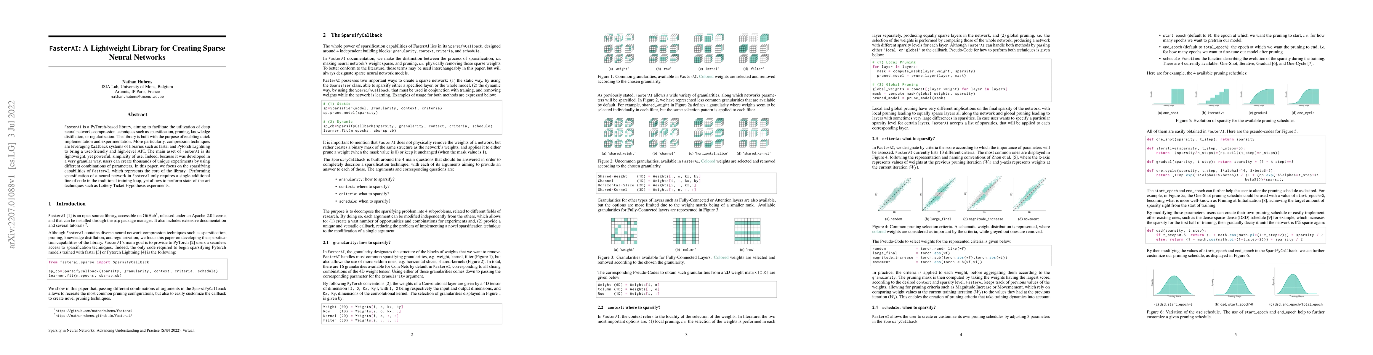 Thumbnail for FasterAI: A Lightweight Library for Creating Sparse Neural Networks