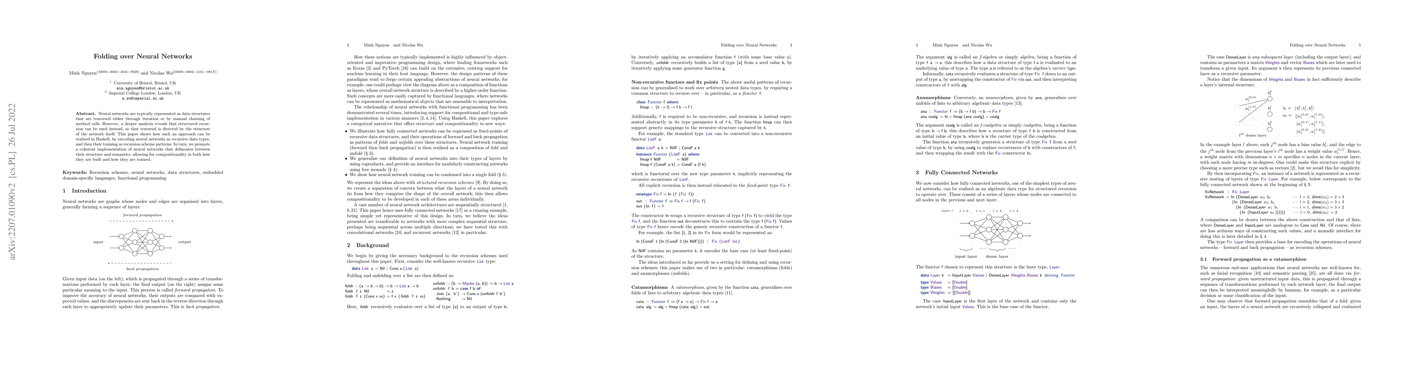Thumbnail for Folding over Neural Networks
