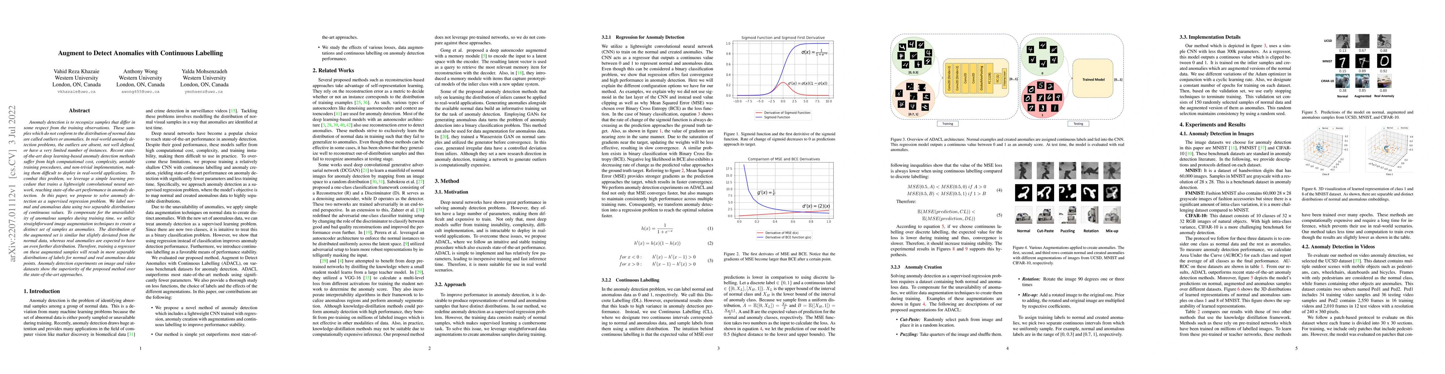 Thumbnail for Augment to Detect Anomalies with Continuous Labelling