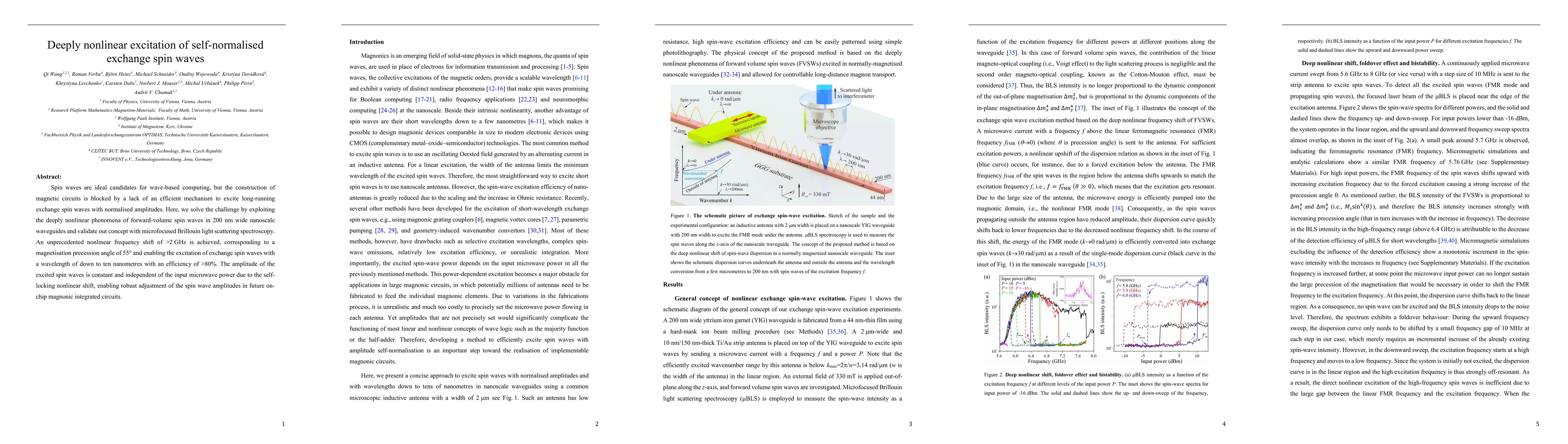 Thumbnail for Deeply nonlinear excitation of self-normalised exchange spin waves