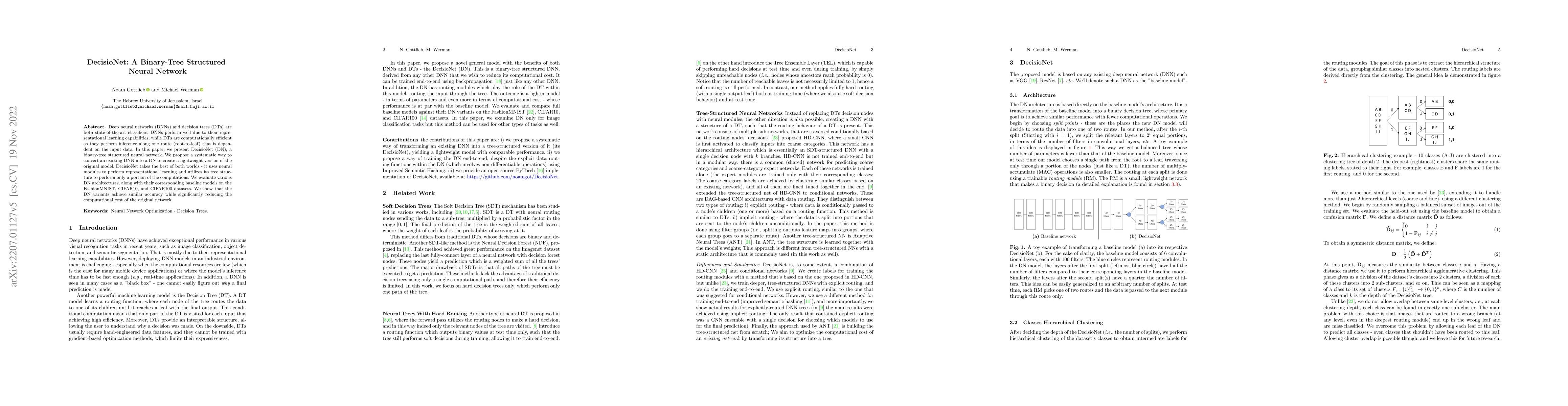 Thumbnail for DecisioNet: A Binary-Tree Structured Neural Network