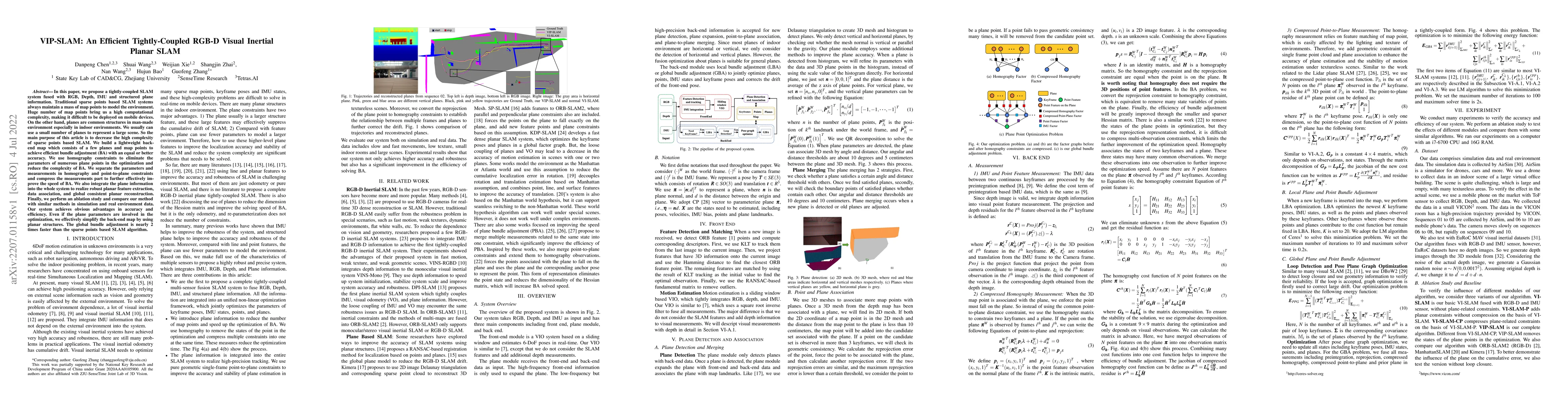 Thumbnail for VIP-SLAM: An Efficient Tightly-Coupled RGB-D Visual Inertial Planar SLAM