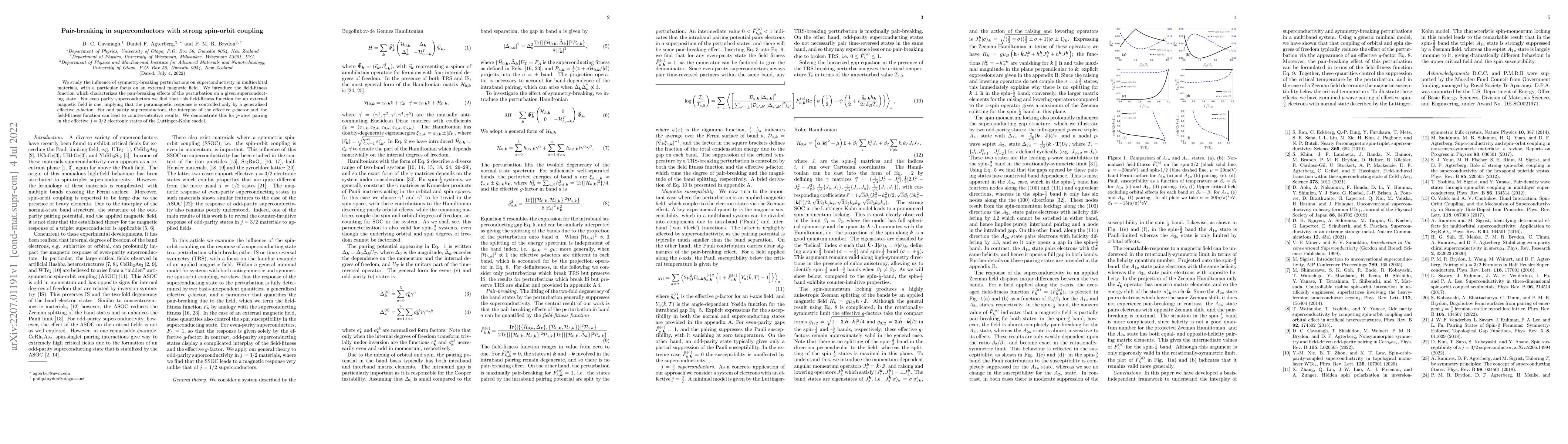 Thumbnail for Pair-breaking in superconductors with strong spin-orbit coupling