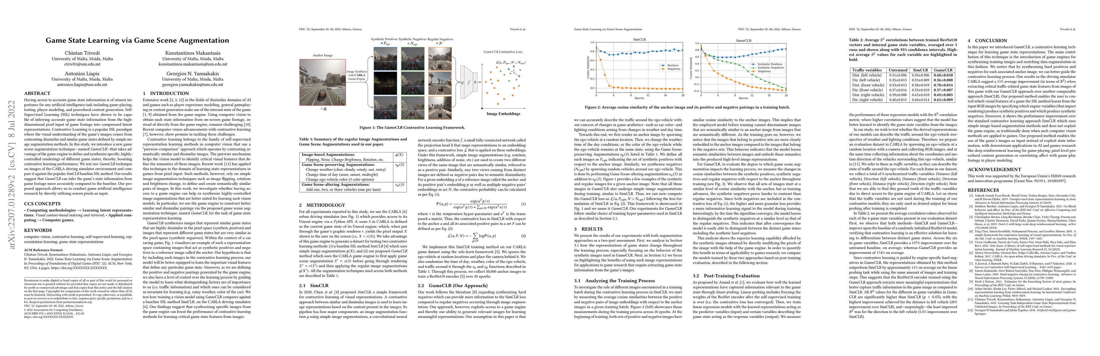 Thumbnail for Game State Learning via Game Scene Augmentation