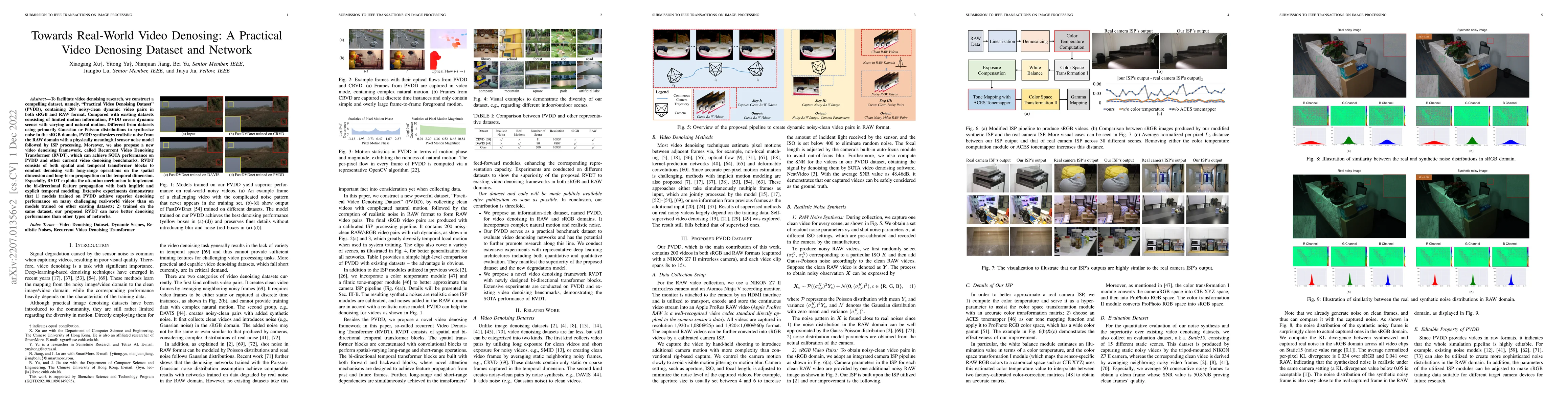 Thumbnail for Towards Real-World Video Denosing: A Practical Video Denosing Dataset
  and Network