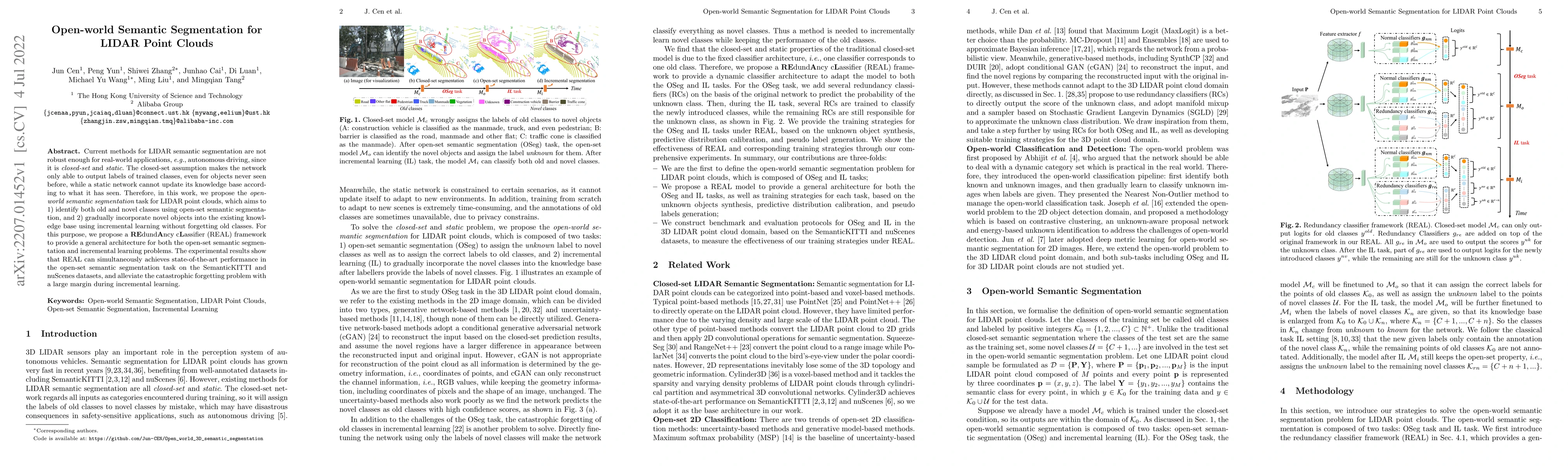 Thumbnail for Open-world Semantic Segmentation for LIDAR Point Clouds