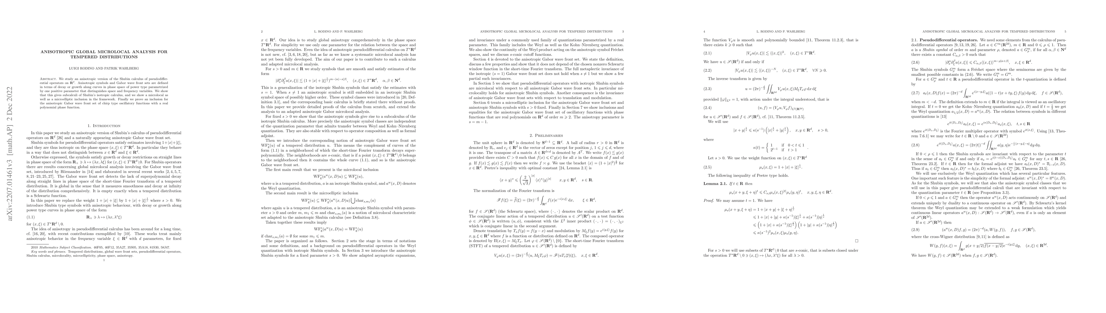 Thumbnail for Anisotropic global microlocal analysis for tempered distributions