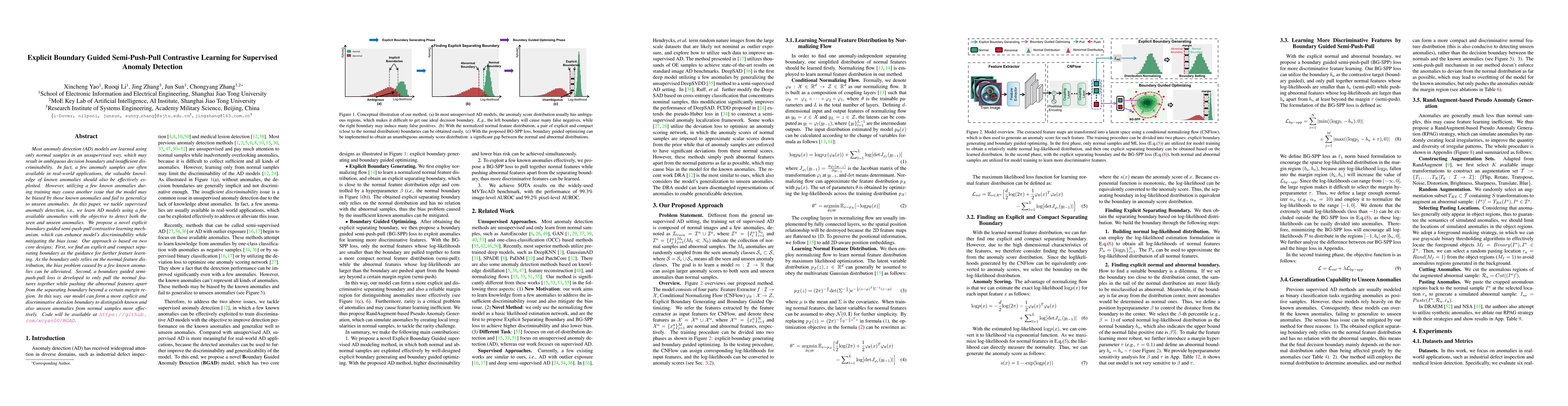 Thumbnail for Explicit Boundary Guided Semi-Push-Pull Contrastive Learning for
  Supervised Anomaly Detection