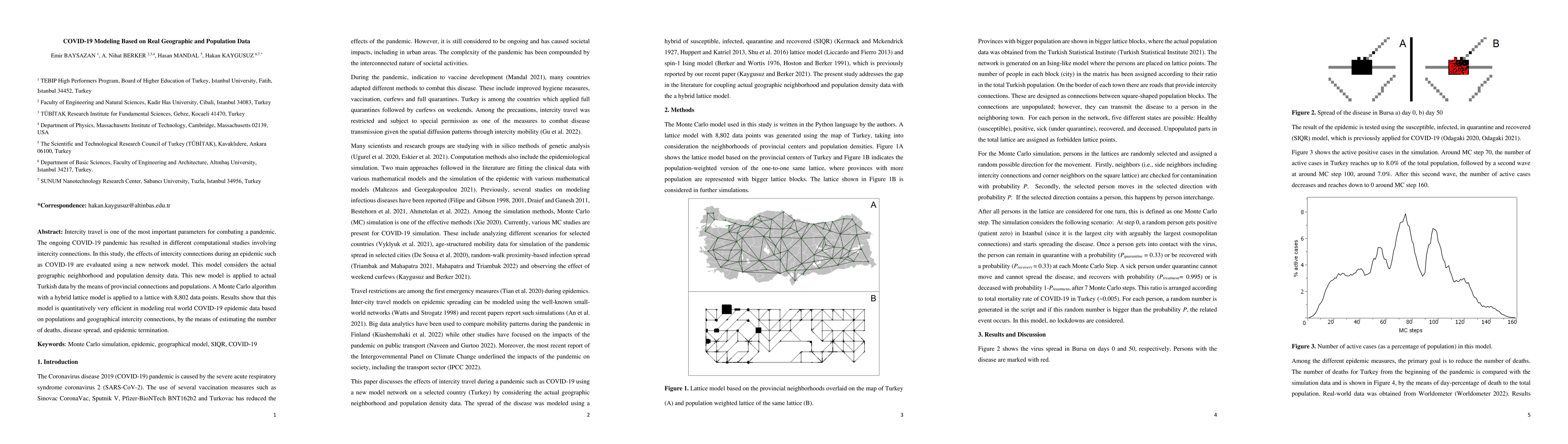 Thumbnail for COVID-19 Modeling Based on Real Geographic and Population Data