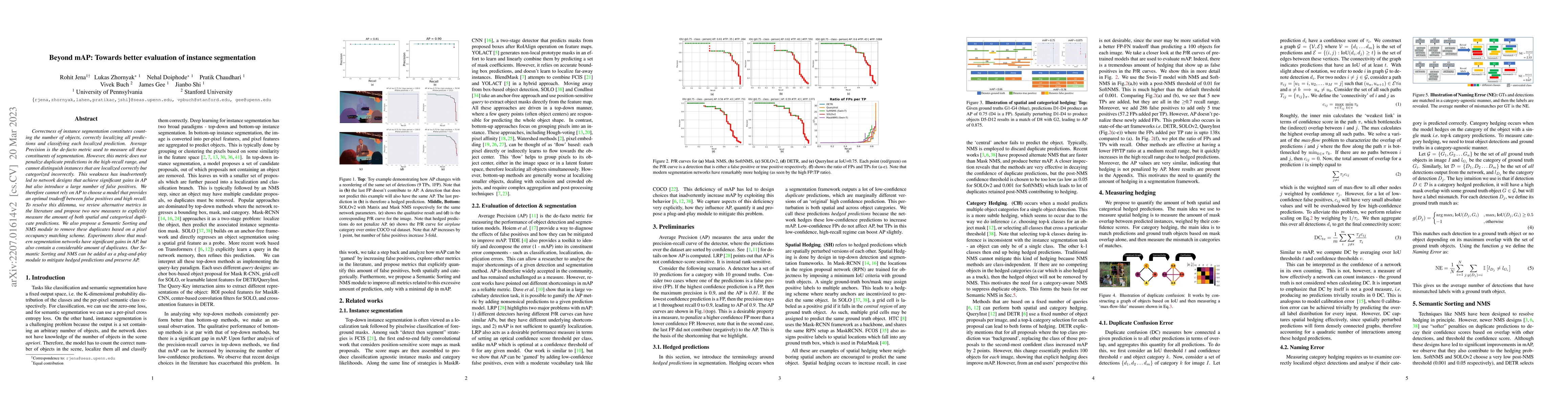 Thumbnail for Beyond mAP: Towards better evaluation of instance segmentation