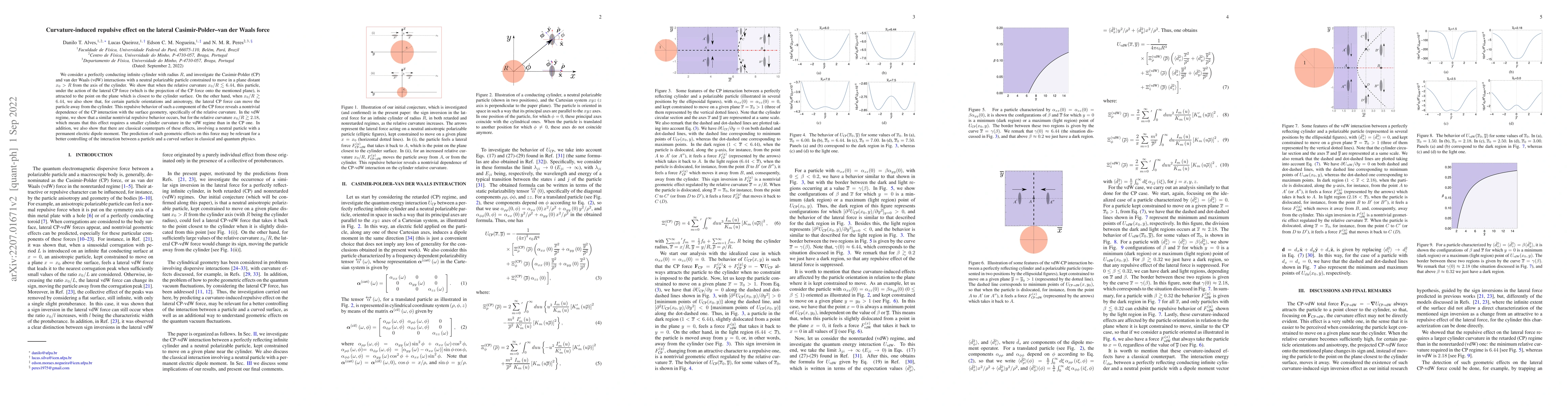 Thumbnail for Curvature-induced repulsive effect on the lateral Casimir-Polder--van
  der Waals force