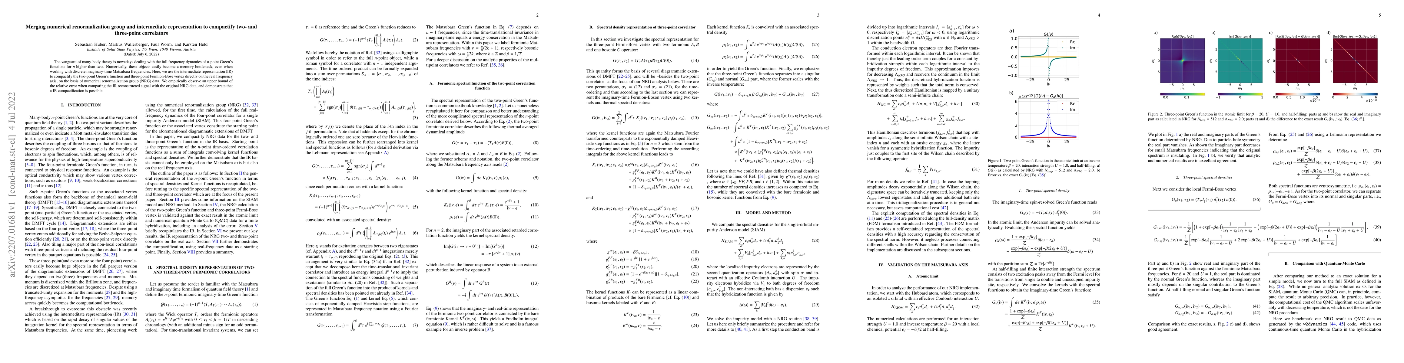Thumbnail for Merging numerical renormalization group and intermediate representation
  to compactify two- and three-point correlators