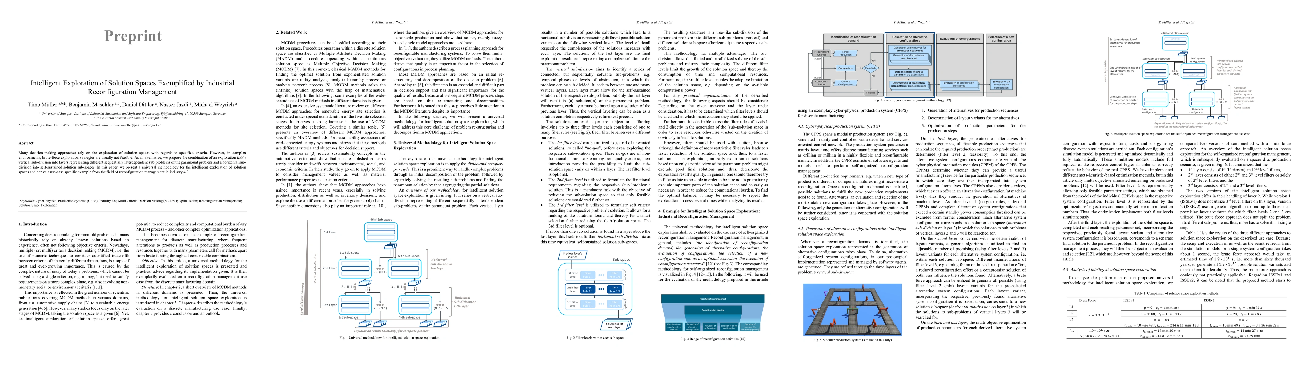 Thumbnail for Intelligent Exploration of Solution Spaces Exemplified by Industrial
  Reconfiguration Management