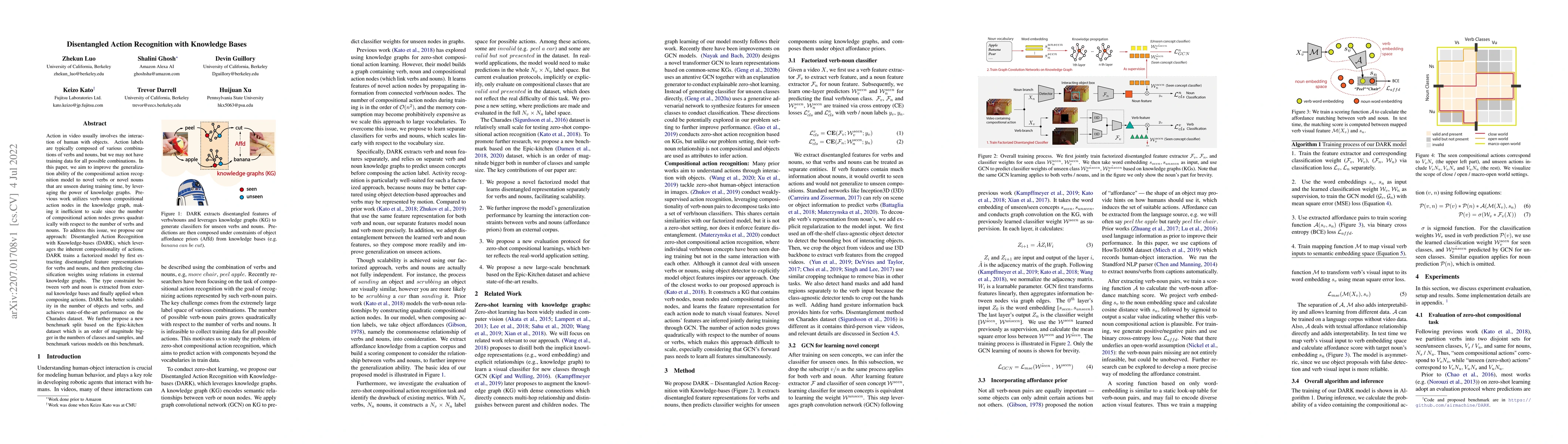 Thumbnail for Disentangled Action Recognition with Knowledge Bases