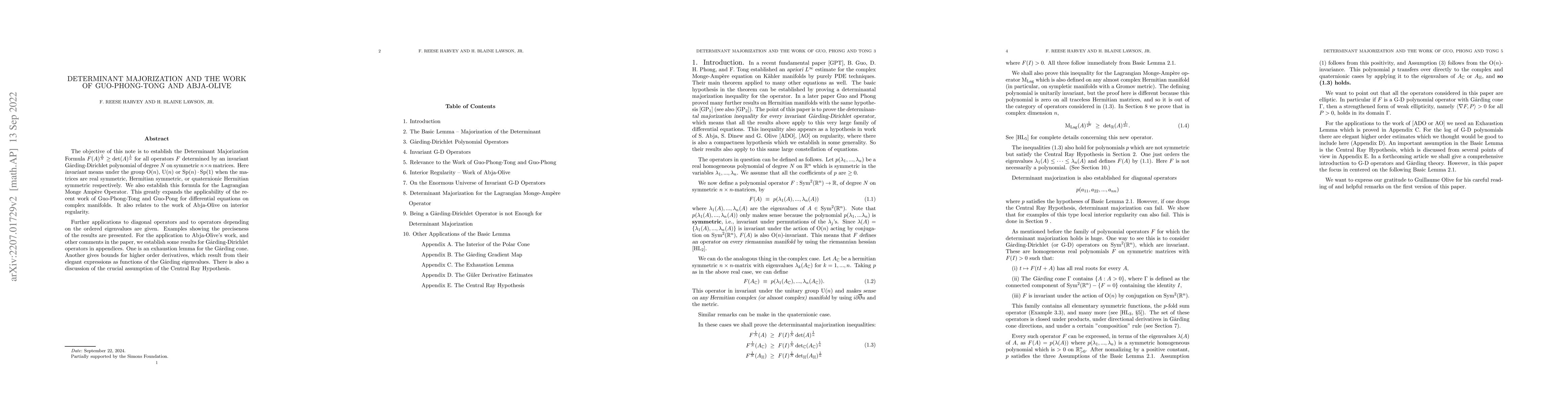 Thumbnail for Determinant majorization and the work of Guo-Phong-Tong and Abja-Olive