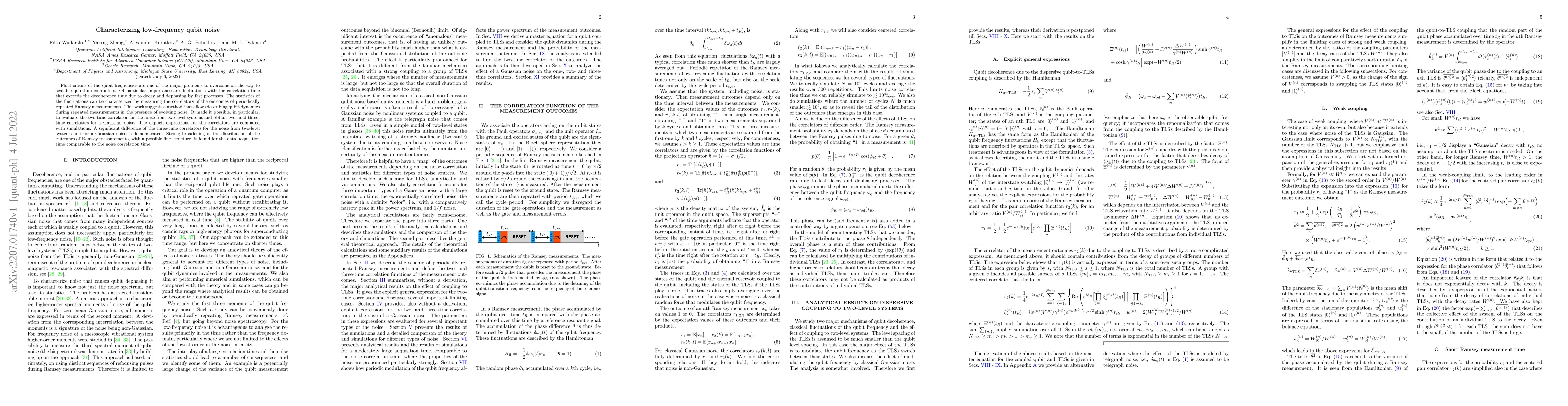Thumbnail for Characterizing low-frequency qubit noise