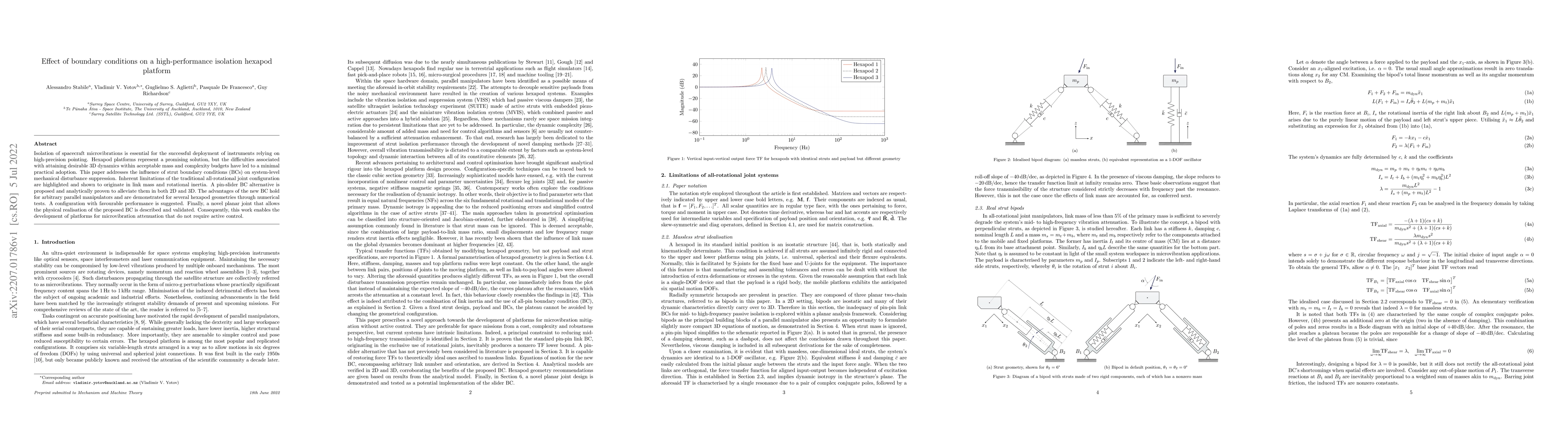 Thumbnail for Effect of boundary conditions on a high-performance isolation hexapod
  platform