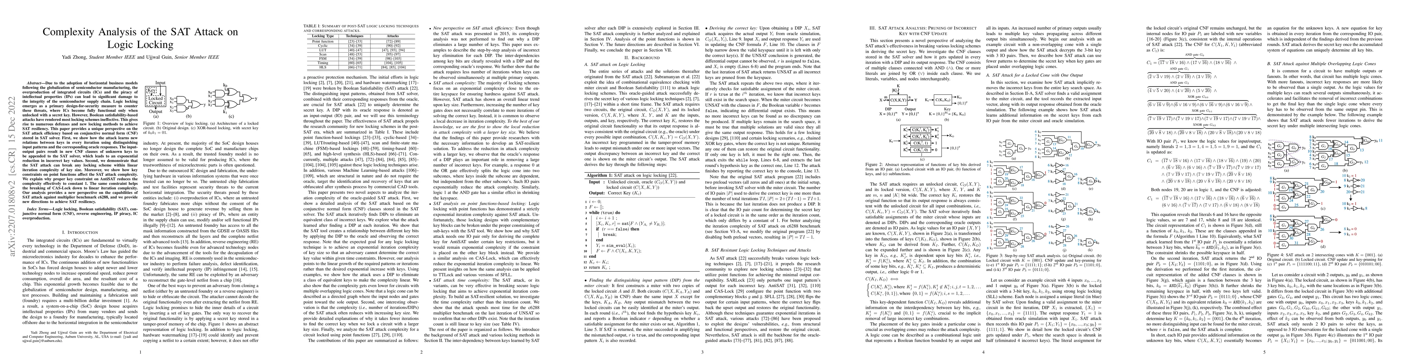 Thumbnail for Complexity Analysis of the SAT Attack on Logic Locking