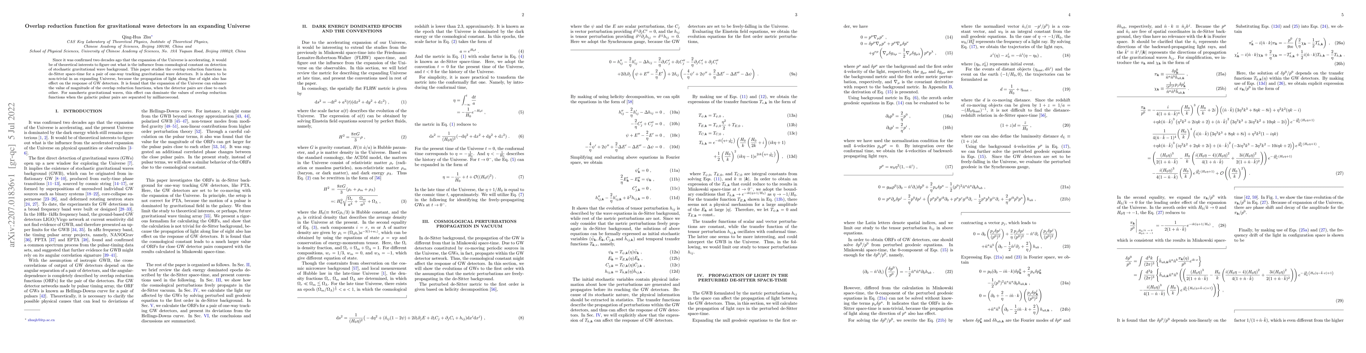 Thumbnail for Overlap reduction function for gravitational wave detectors in an
  expanding Universe