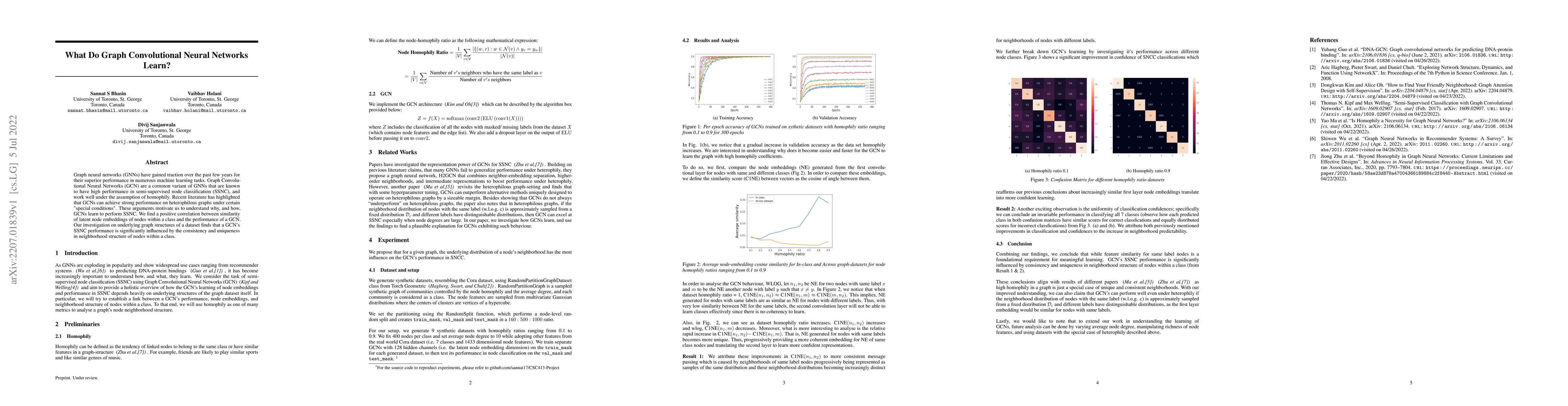 Thumbnail for What Do Graph Convolutional Neural Networks Learn?