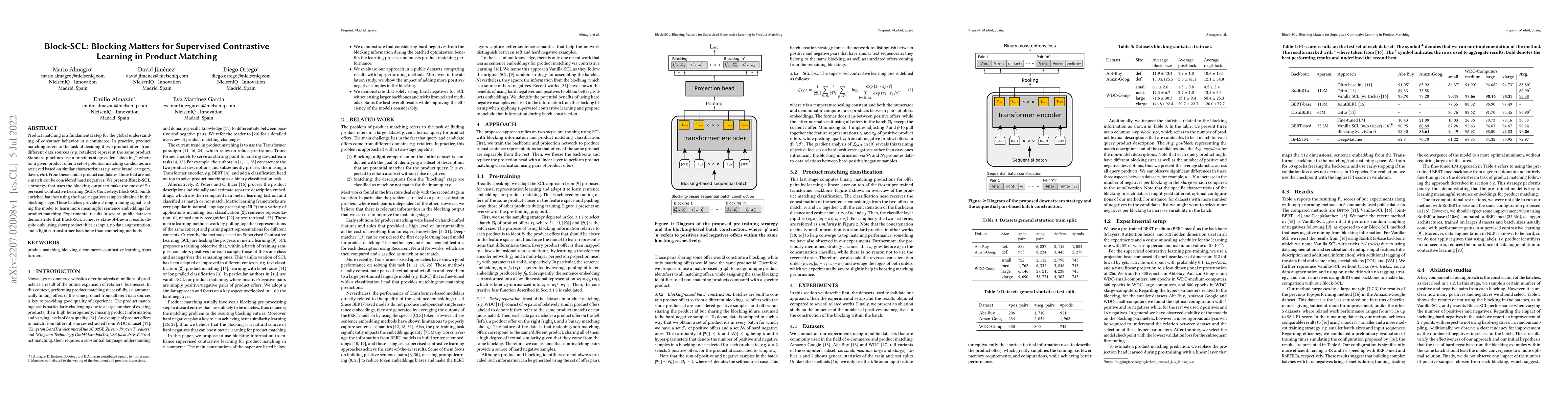 Thumbnail for Block-SCL: Blocking Matters for Supervised Contrastive Learning in
  Product Matching