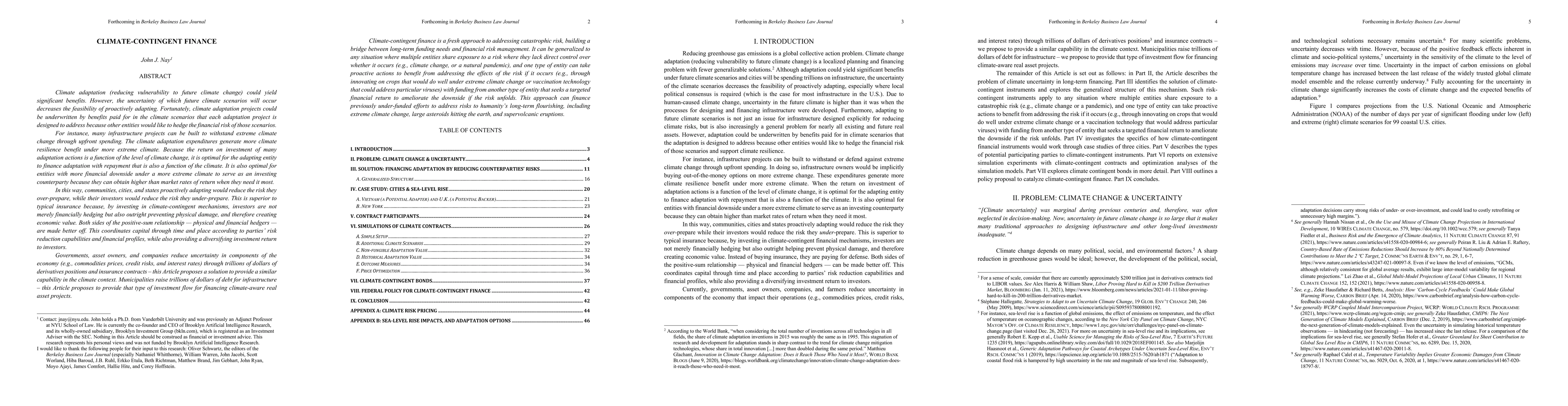 Thumbnail for Climate-Contingent Finance