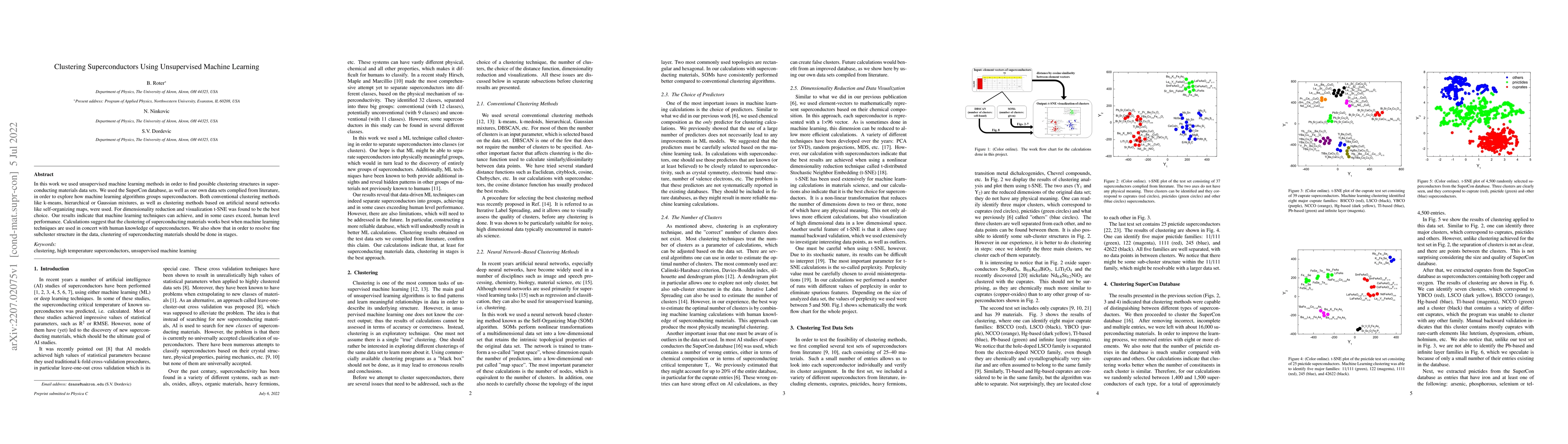 Thumbnail for Clustering Superconductors Using Unsupervised Machine Learning