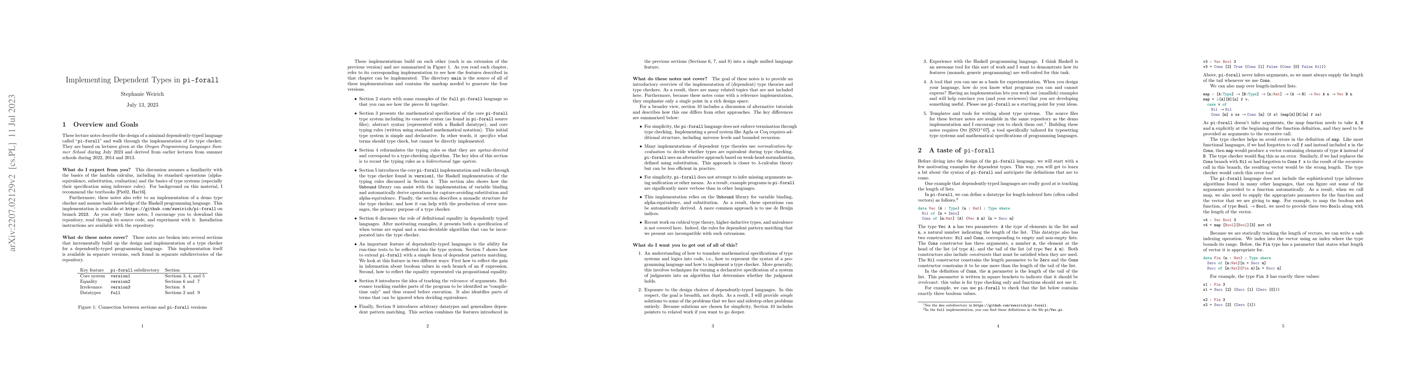 Thumbnail for Implementing Dependent Types in pi-forall