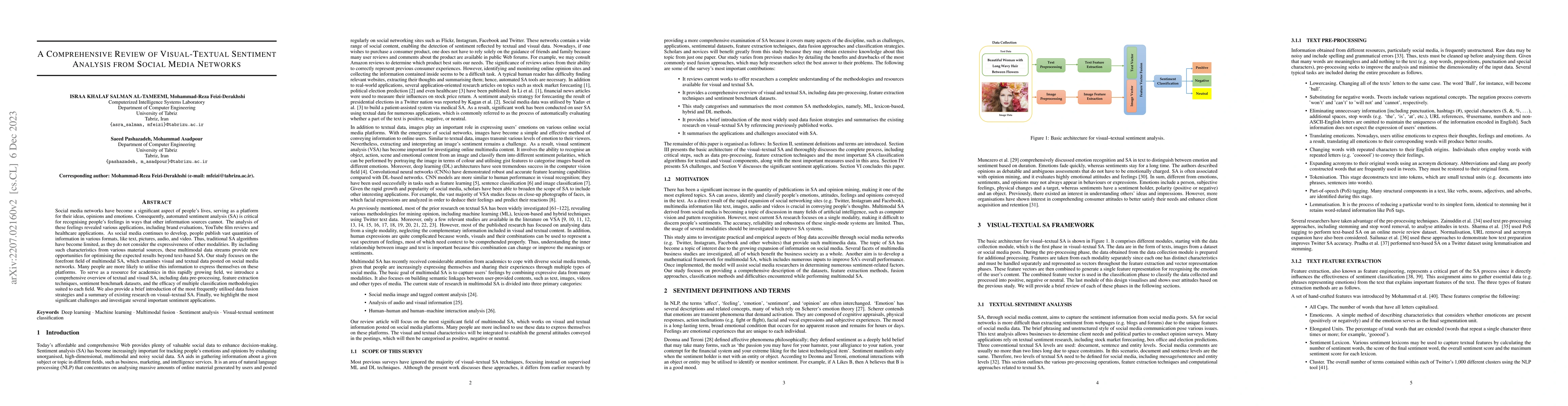Thumbnail for A Comprehensive Review of Visual-Textual Sentiment Analysis from Social
  Media Networks