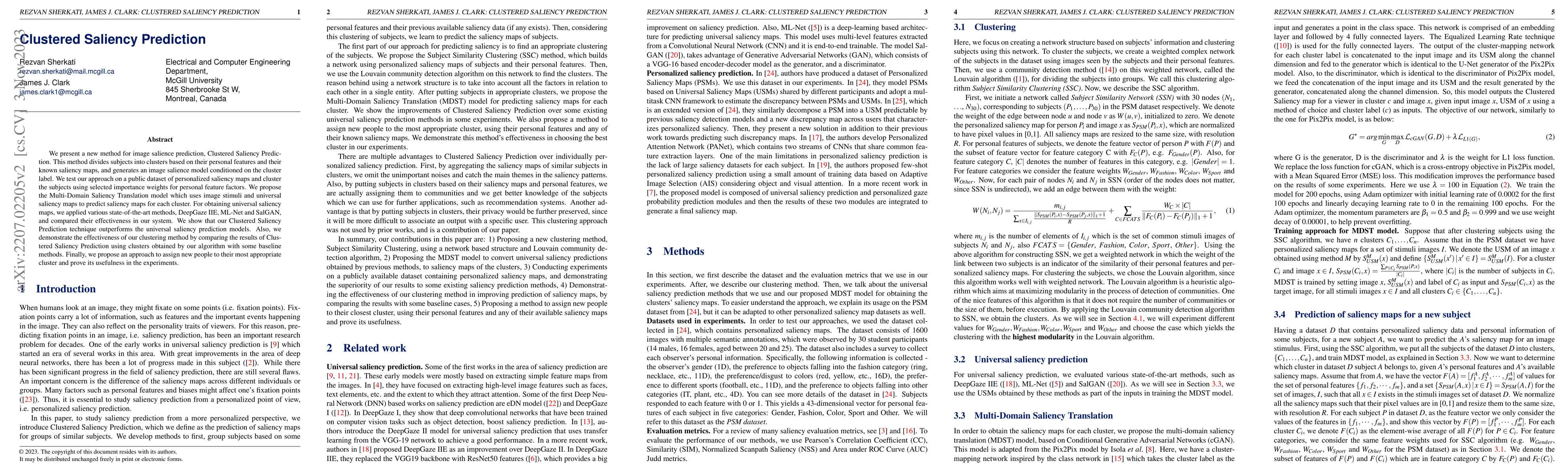 Thumbnail for Clustered Saliency Prediction