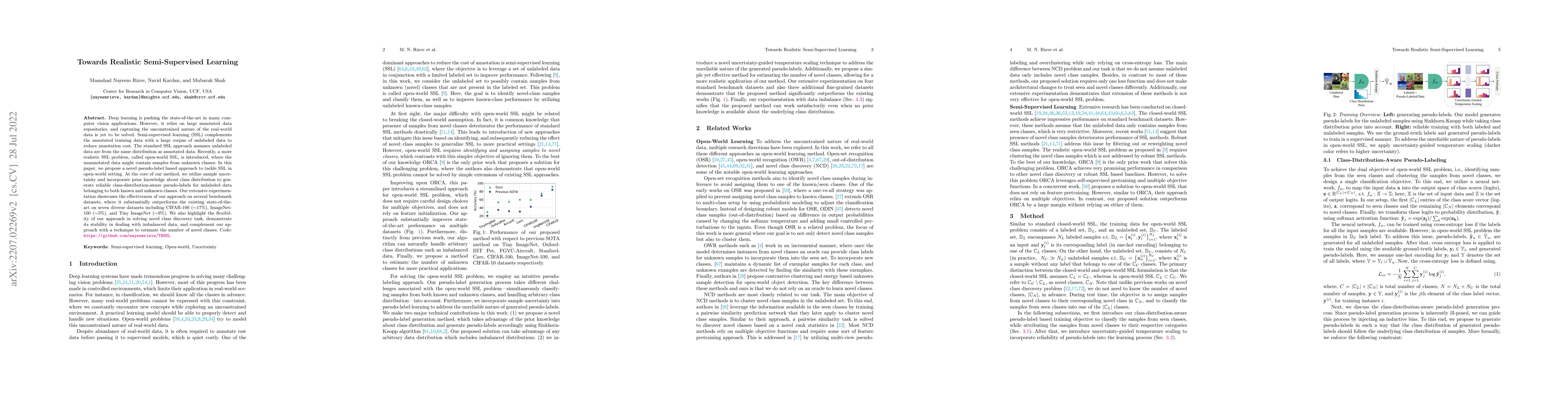 Thumbnail for Towards Realistic Semi-Supervised Learning
