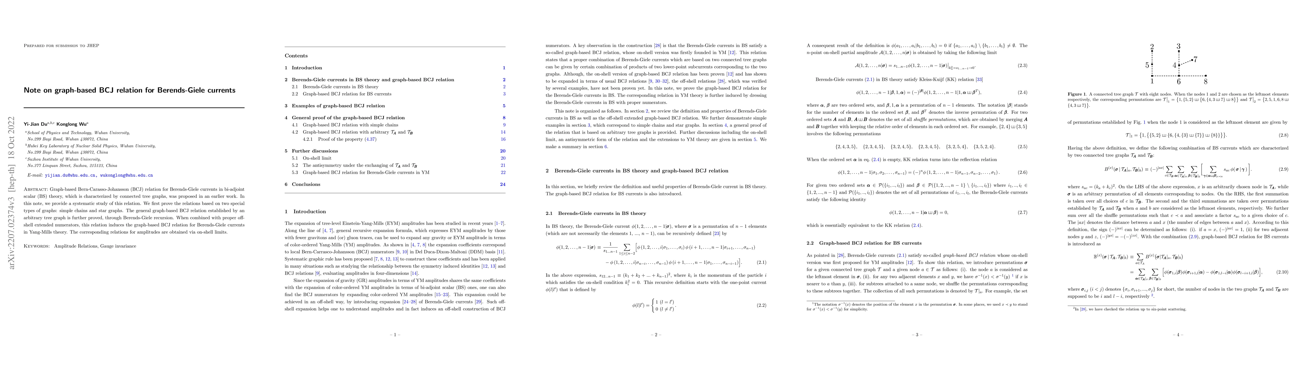 Thumbnail for Note on graph-based BCJ relation for Berends-Giele currents