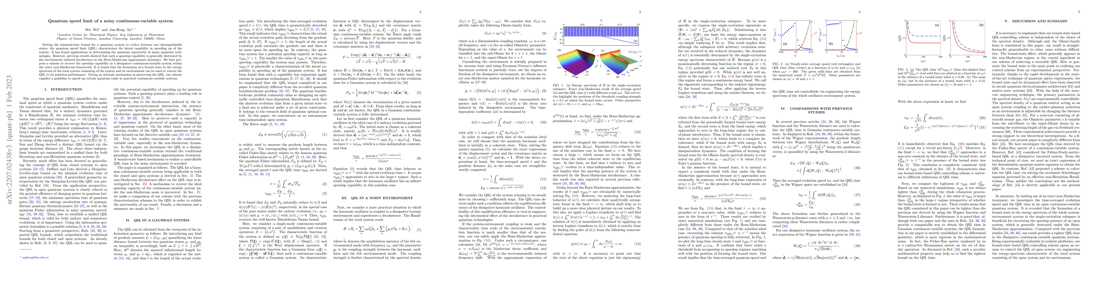 Thumbnail for Quantum speed limit of a noisy continuous-variable system