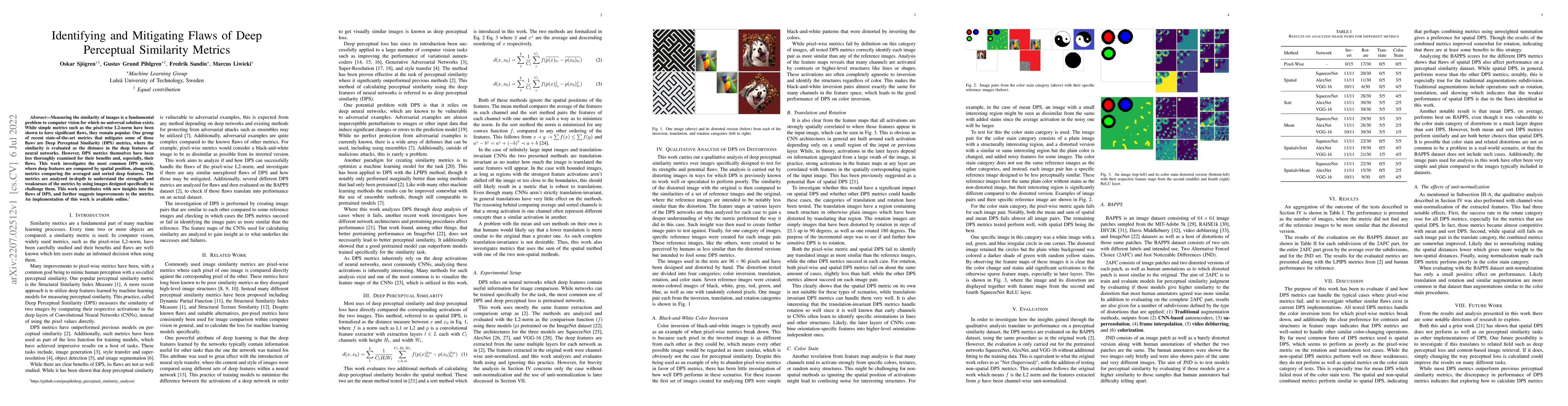 Thumbnail for Identifying and Mitigating Flaws of Deep Perceptual Similarity Metrics