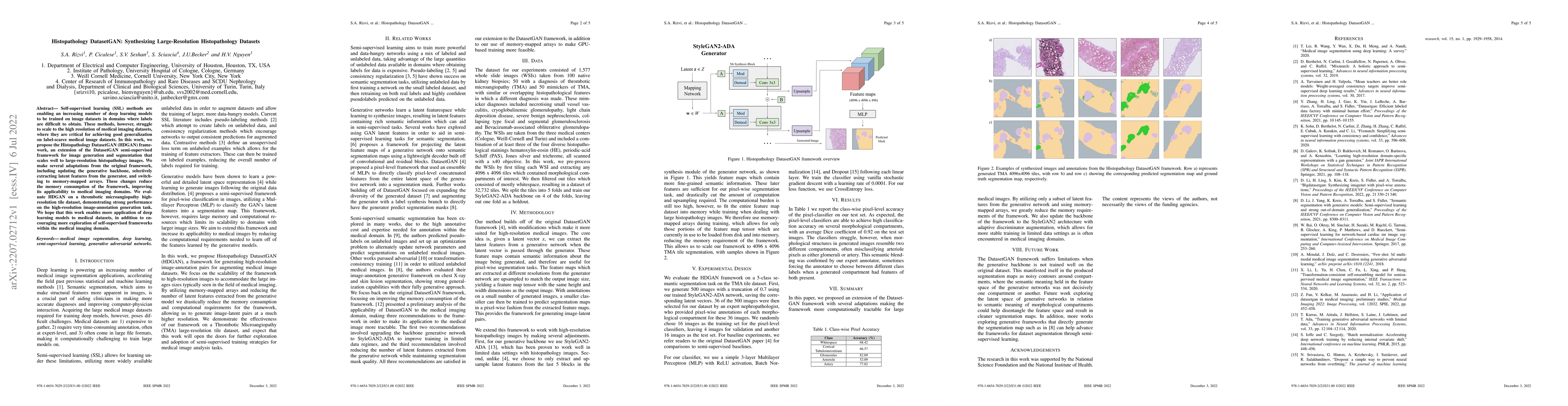Thumbnail for Histopathology DatasetGAN: Synthesizing Large-Resolution Histopathology
  Datasets
