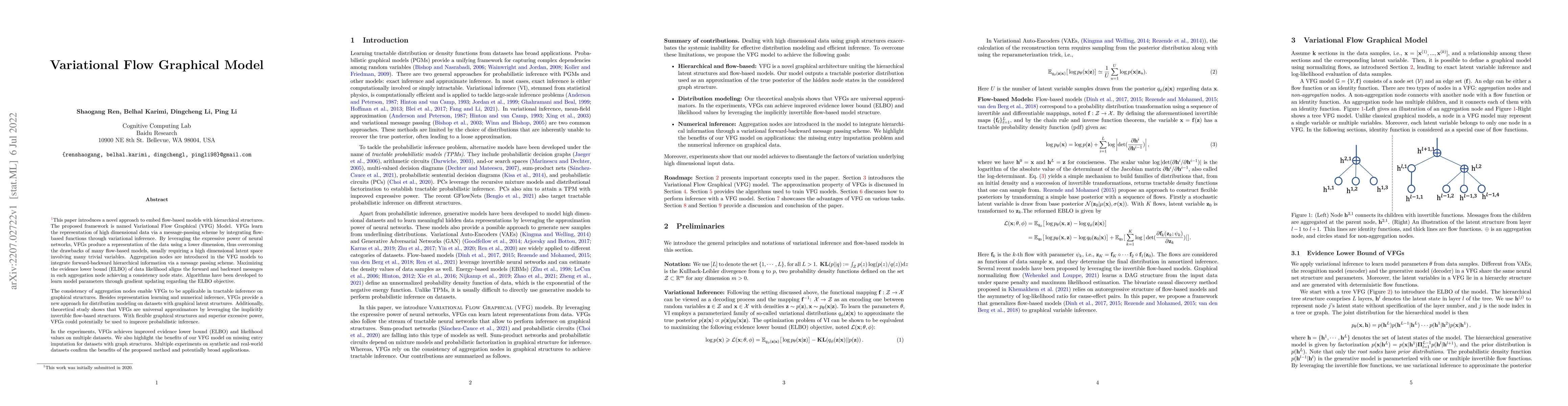 Thumbnail for Variational Flow Graphical Model