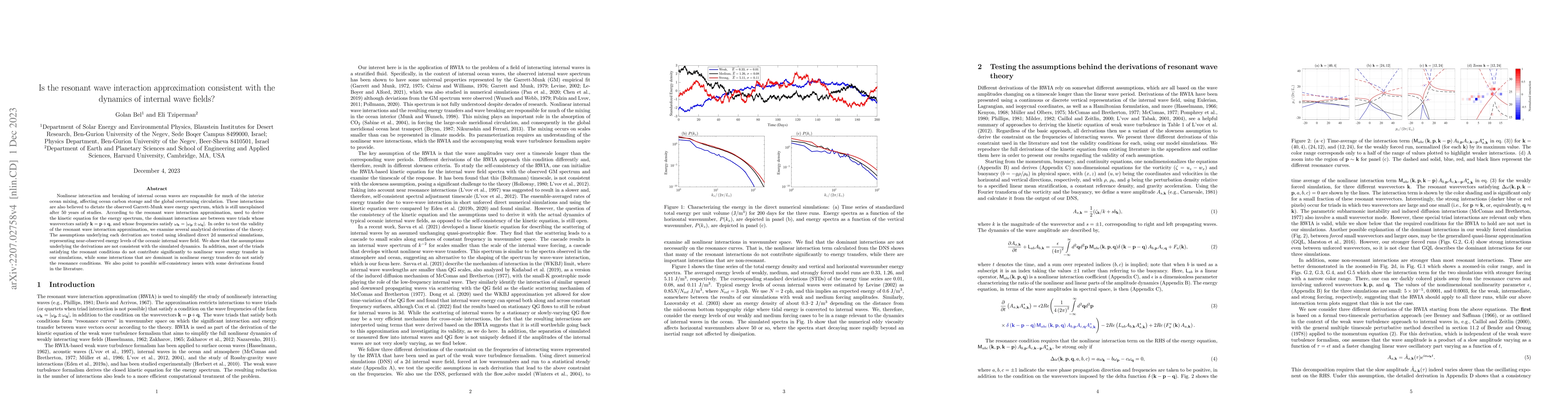 Thumbnail for Is the resonant wave interaction approximation consistent with the
  dynamics of internal wave fields?
