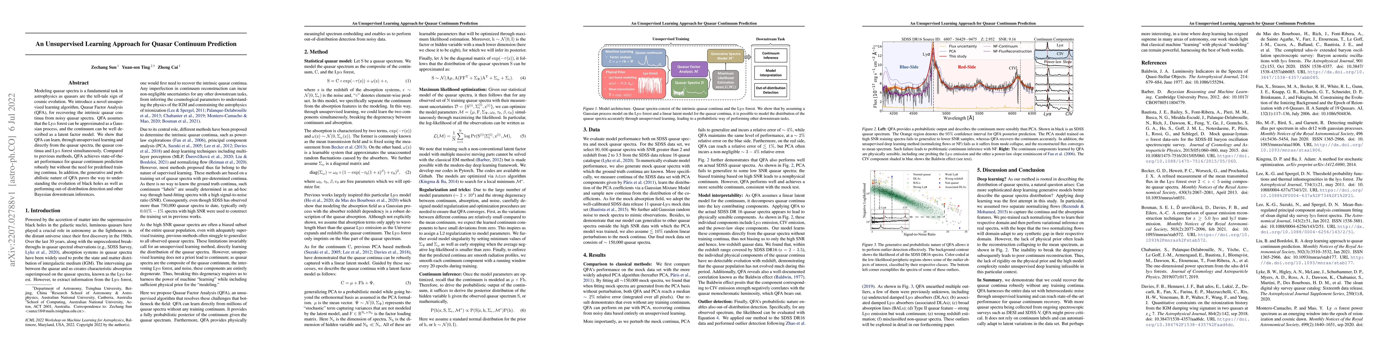 Thumbnail for An Unsupervised Learning Approach for Quasar Continuum Prediction