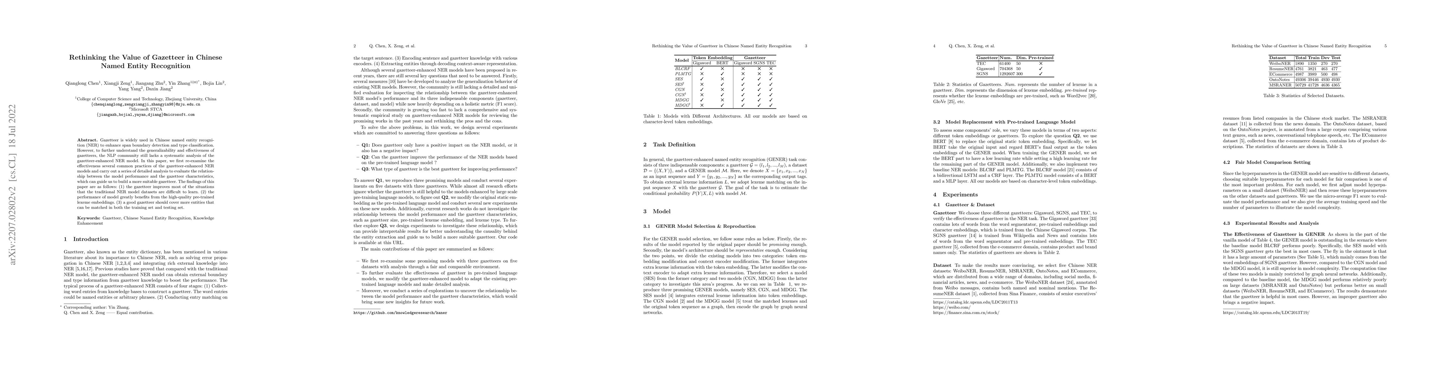 Thumbnail for Rethinking the Value of Gazetteer in Chinese Named Entity Recognition
