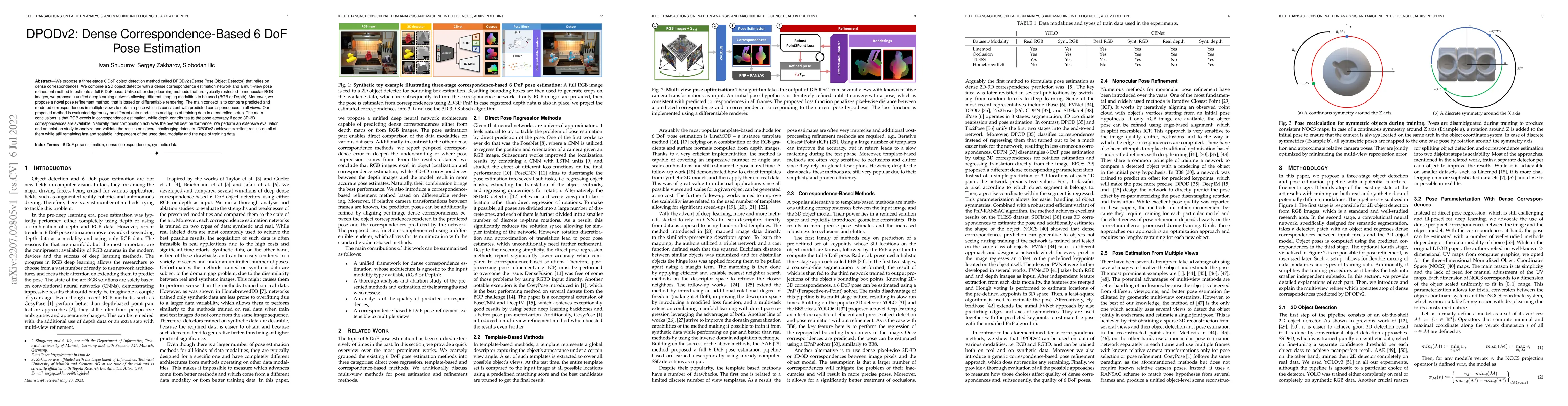 Thumbnail for DPODv2: Dense Correspondence-Based 6 DoF Pose Estimation